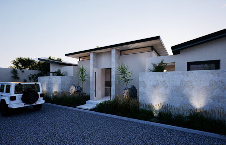 Turks Villa Front entrance